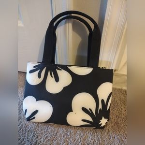 Black and white small purse